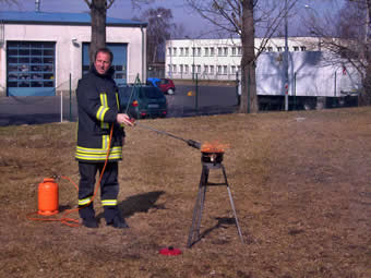 &Ouml;l wird erhitzt