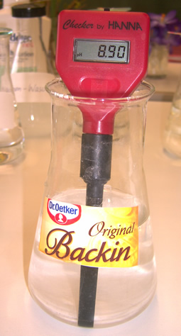 pH-Messung Backin