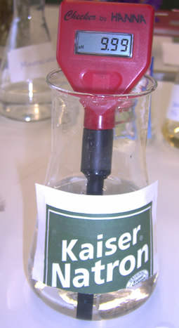 pH-Messung Kaiser Natron